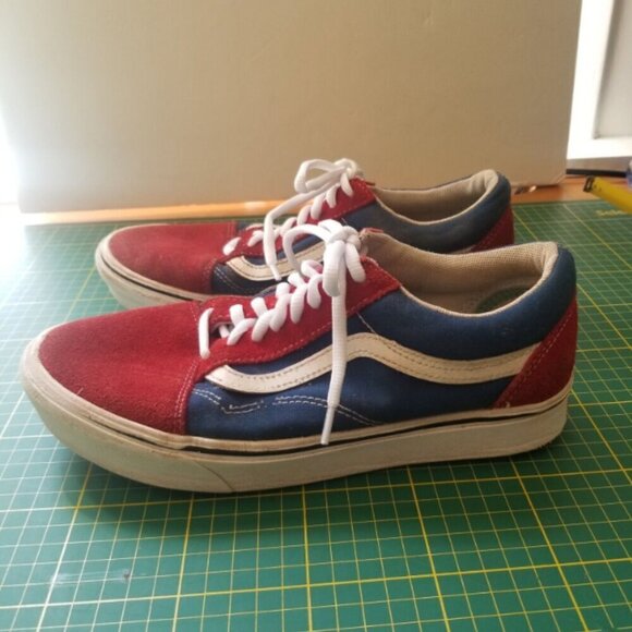 Vans Sneakers Skate Shoes Unisex Men 7 Women 8.5 Old Skool Comfy Cush Low - Picture 11 of 16